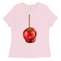 Bubblegum Pink apple candy Ladies Tee - AdoDesignShop