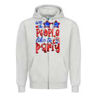 We People Like The Party Zipper Hoodie | Teevron