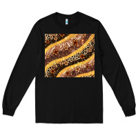 Black melanin leopard glitter Long Sleeve Tee - Zillion Design Studio