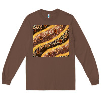 Chestnut melanin leopard glitter Long Sleeve Tee - Zillion Design Studio
