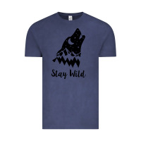 Vintage Denim stay wild Vintage Tee - Unal Design
