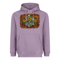 Lavender cross backgraund Heavyweight Hoodie - JahusDesignShop