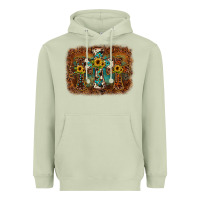 Matcha cross backgraund Heavyweight Hoodie - JahusDesignShop