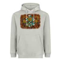 Moon Dust cross backgraund Heavyweight Hoodie - JahusDesignShop