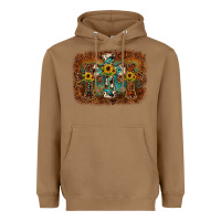 Toasted Coconut cross backgraund Heavyweight Hoodie - JahusDesignShop