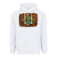 White cross backgraund Heavyweight Hoodie - JahusDesignShop