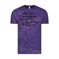 Cloud Purple smile Vintage Tee - Unal Design