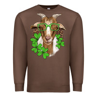 Chestnut st patricks goat with glasses Premium Sweatshirt - Artiststas