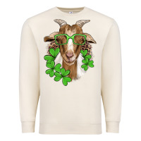 Sandshell st patricks goat with glasses Premium Sweatshirt - Artiststas