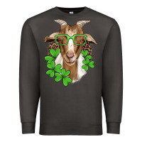 Smoke st patricks goat with glasses Premium Sweatshirt - Artiststas