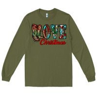 Army Green christmas love boots Long Sleeve Tee - RanaPortraitStore