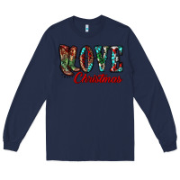 Navy christmas love boots Long Sleeve Tee - RanaPortraitStore