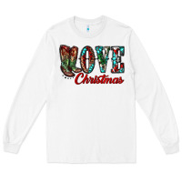 White christmas love boots Long Sleeve Tee - RanaPortraitStore