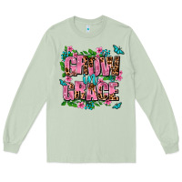 Matcha grow in grace Long Sleeve Tee - AdoDesignShop