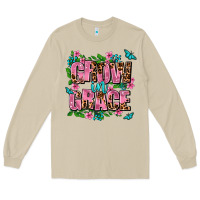 Mushroom grow in grace Long Sleeve Tee - AdoDesignShop