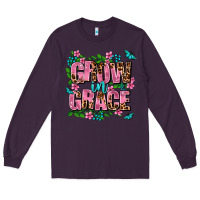 Plum grow in grace Long Sleeve Tee - AdoDesignShop