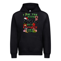 Black i am the reason santa has a naughty list Urban Hoodie - MaliasSmallBusiness