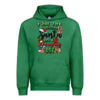 Emerald i am the reason santa has a naughty list Urban Hoodie - MaliasSmallBusiness