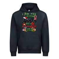 Navy i am the reason santa has a naughty list Urban Hoodie - MaliasSmallBusiness