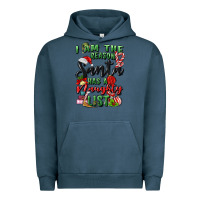 Pigment Midnight Navy i am the reason santa has a naughty list Urban Hoodie - MaliasSmallBusiness