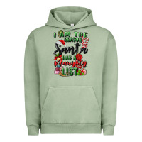 Pigment Oil Green i am the reason santa has a naughty list Urban Hoodie - MaliasSmallBusiness