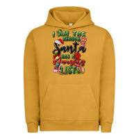 Pigment Peanut Butter i am the reason santa has a naughty list Urban Hoodie - MaliasSmallBusiness