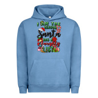 Pigment Pebble Blue i am the reason santa has a naughty list Urban Hoodie - MaliasSmallBusiness