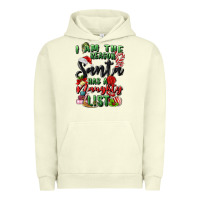 Pigment Pistachio i am the reason santa has a naughty list Urban Hoodie - MaliasSmallBusiness