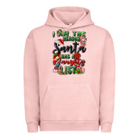 Pigment Salmon i am the reason santa has a naughty list Urban Hoodie - MaliasSmallBusiness