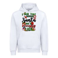 White i am the reason santa has a naughty list Urban Hoodie - MaliasSmallBusiness