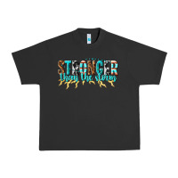 Pigment Black stronger than the storm Urban Heavy Tee - texasbilliewilder