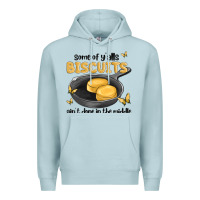 Blue Mist some of yalls biscuits aint done in the middle Premium Hoodie - MaliasSmallBusiness