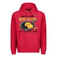 Cardinal some of yalls biscuits aint done in the middle Premium Hoodie - MaliasSmallBusiness