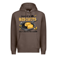 Coffee some of yalls biscuits aint done in the middle Premium Hoodie - MaliasSmallBusiness