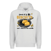 Dove Grey some of yalls biscuits aint done in the middle Premium Hoodie - MaliasSmallBusiness
