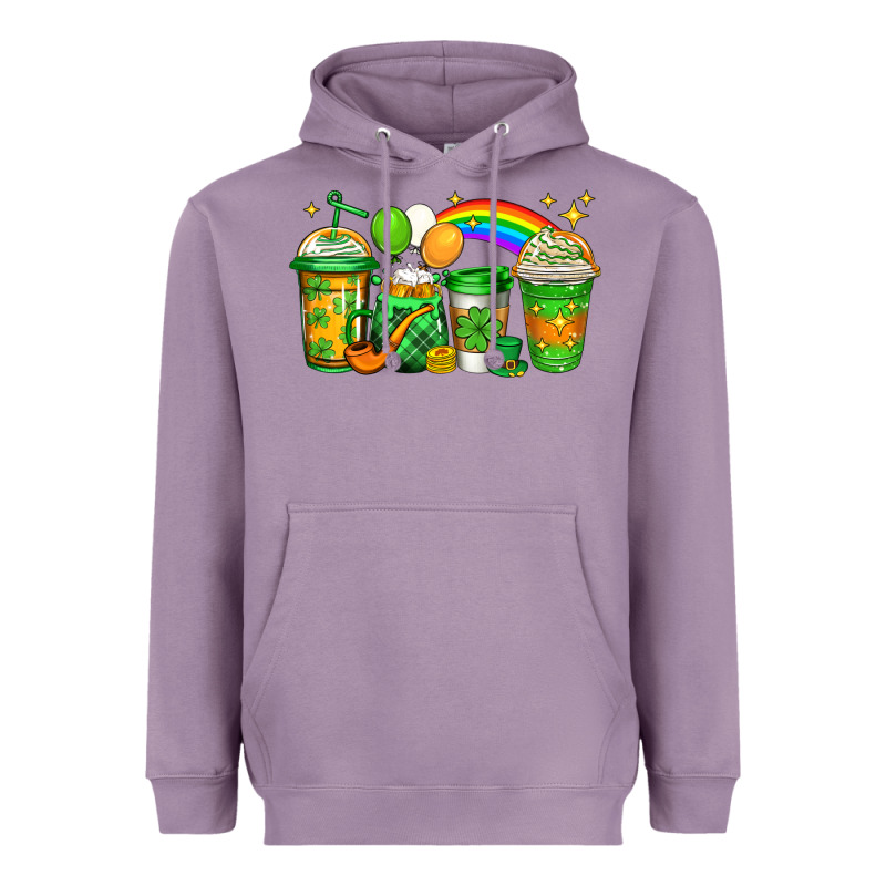 St Patricks Coffee Heavyweight Hoodie by Jasminsmagicworld | Teevron