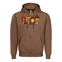 Chestnut lawyer coffee drink Zipper Hoodie - RacoonDesign