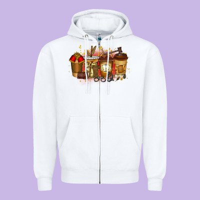 Lawyer Coffee Drink Zipper Hoodie Designed By Racoondesign