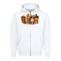 White lawyer coffee drink Zipper Hoodie - RacoonDesign