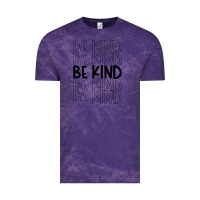 Cloud Purple be kind Vintage Tee - Unal Design
