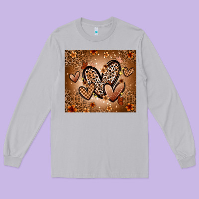 Melanin Hearts Long Sleeve Tee Designed By Zillion Design Studio