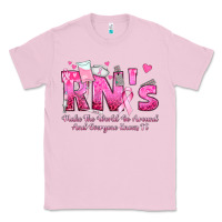 Bubblegum Pink rn s make the world go around and everyone knows Classic Tee - texasbilliewilder