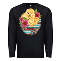 Black hatched egg easter chicks Premium Sweatshirt - Artiststas