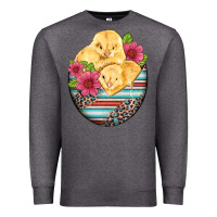 Charcoal Heather hatched egg easter chicks Premium Sweatshirt - Artiststas