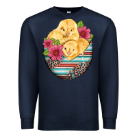 Navy hatched egg easter chicks Premium Sweatshirt - Artiststas