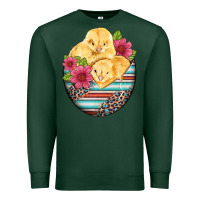 Sports Green hatched egg easter chicks Premium Sweatshirt - Artiststas