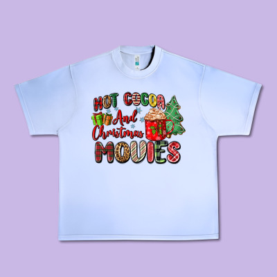 Urban Heavy Tee hot cocoa and christmas movies