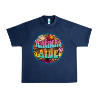 Navy western groovy teachers aide Urban Heavy Tee - BarkalooDesign