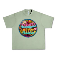 Oil Green western groovy teachers aide Urban Heavy Tee - BarkalooDesign