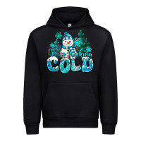 Black im so freaking cold snowman Urban Hoodie - MaliasSmallBusiness